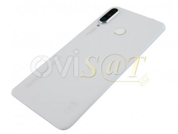 Tapa de batería Service Pack blanca perla "Pearl White" para Huawei P30 Lite de 48mpx, MAR-L01A/L21A/LX1A
