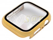 funda-protectora-de-pantalla-dorada-con-cristal-templado-para-apple-watch-de-42mm