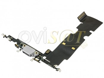 placa auxiliar con conector lightning de carga plateado / gris para iPhone 8 plus, a1897, a1864, a1898