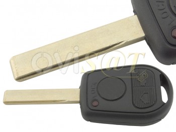 Producto Genérico - Carcasa llave para telemando BMW con espadin. 2 Track