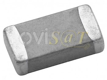 Condensador de cerámica multicapa (MLCC- SMD/SMT) 50V 3.7pF C0G 0603 0.25pF