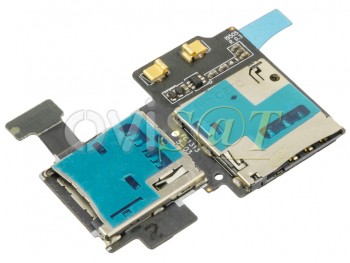 Flex con conector de tarjeta SIM y tarjeta de memoria microSD para Samsung Galaxy S4 LTE, I9505, I9515 Galaxy S4 Value Edition