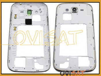 Carcasa central blanca para Samsung Galaxy Grand Neo, I9060 Dual sim