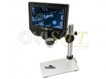 Microscopio digital portátil con pantalla LCD