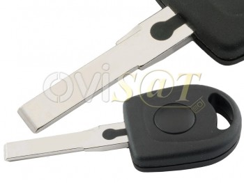 Producto Genérico - Carcasa de llave fija con espadin para VW Volkswagen Passat B5