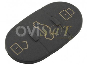Producto Genérico - Botonera de goma para mandos Audi de 3 pulsadores