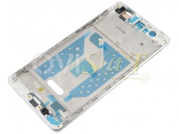Carcasa frontal para Huawei P9 Lite, blanca.