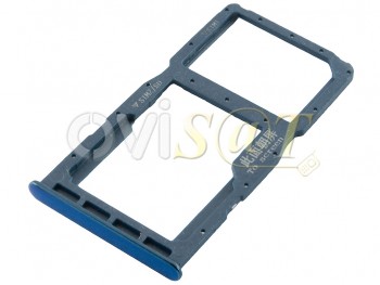 Bandeja Dual SIM/SD azul pavo real para Huawei P30 Lite / Nova 4E