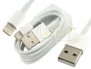 able de Datos USB a Conector Lightning Blanco de 1 Metro