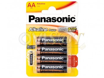 Pack de 4 pilas alcalinas Panasonic LR6 AA