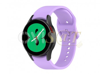 Correa de silicona púrpura tamaño S para reloj inteligente Samsung Galaxy Watch5 44mm, SM-R915F