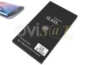 Protector de pantalla de cristal templado curvo, color dorado para Samsung Galaxy S7 / G930, en blíster.