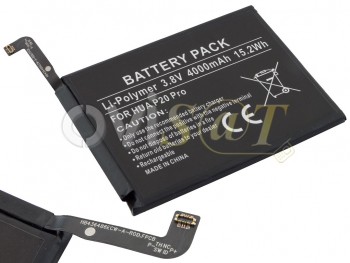 Batería genérica HB436486ECW para Huawei P20 Pro - 4000 mAh / 3.8 V / 15.2 WH / Li-Polymer