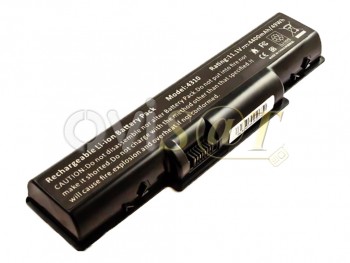 Batería genérica para ACER Aspire 2930, Gateway NV52, Li-ion, 11,1 Voltios, 4400mAh, 49Wh, negro