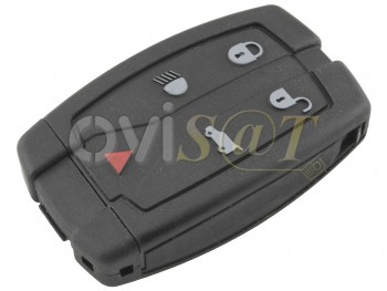 Producto Genérico - Telemando de 5 botones para Land Rover frecuencia 433 Mhz ASK con transponder ID46 y espadín de emergencia