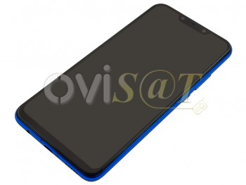 Pantalla completa Service Pack IPS LCD negra con marco azul para Huawei Nova 3i / Huawei P Smart +, INE-LX1