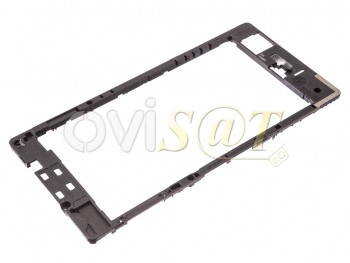 Carcasa central negra para Sony Xperia Z3 Compact, D5803, D5833