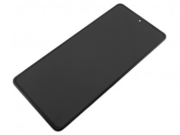 Pantalla completa genérica OLED con marco lateral negro para Xiaomi Redmi Note 12 Pro+ 5G, versión 2
