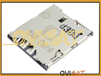 Conector con lector de tarjeta SIM para Alcatel One Touch 2005D, 2040D, One Touch Idol X 6040, 6040A.