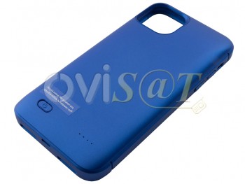 Batería externa azul de 4000 mAh con funda para iPhone 11 Pro, A2215, A2160, A2217
