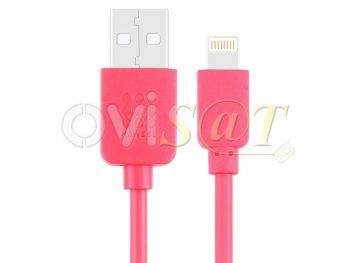 Decepción Janice Sicilia Cable de datos rosa de conector lightning a USB