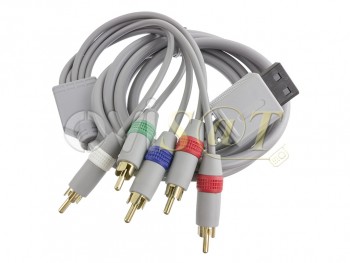 Nintendo Wii, cable por componentes (component cable)