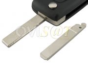 Producto Genérico - Carcasa llave plegable 3 botones para telemando Peugeot 407, 607 / Citroen C4, versión V1