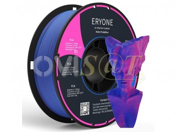 Bobina ERYONE PLA-M MATTE 1.75MM 1KG DUAL-COLOR (PINK&BLUE) para impresora 3D