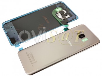 Tapa de batería Service Pack dorada para Samsung Galaxy S8 Plus, G955F