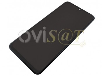 Pantalla completa Service Pack PLS negra con marco para Samsung Galaxy A23 5G, SM-A236