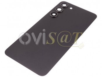 Carcasa trasera / Tapa de batería color Negro (phantom black) para Samsung Galaxy S23+, SM-S916B genérica