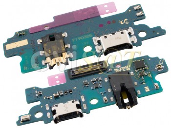 Placa auxiliar Service Pack con micrófono, conector de carga, datos y accesorios USB Tipo C y conector de audio jack 3.5 mm para Samsung Galaxy M20, SM-M205FN