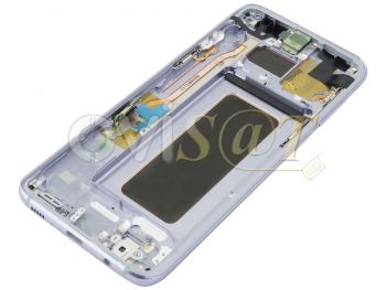 Pantalla service pack completa violeta con carcasa frontal para Samsung Galaxy S8 Plus, G955F