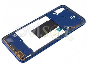 Carcasa frontal / central con marco azul para Samsung Galaxy A40, SM-A405F