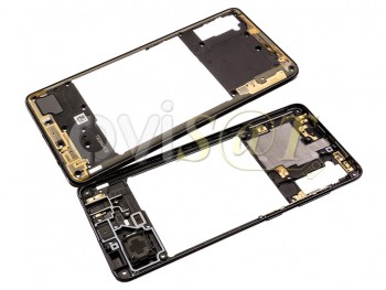 Carcasa intermedia negra para Samsung Galaxy A41, SM-A415F