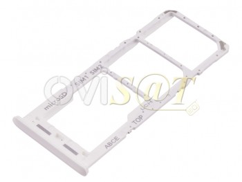 Bandeja Dual SIM + microSD color blanco para Samsung Galaxy A23 5G, SM-A236U
