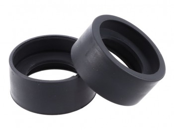 Conjunto de 2 anillos de goma de repuesto para óculos de microscopio