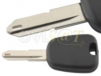 Producto Genérico - Carcasa para llave fija de Peugeot 206 con espadin