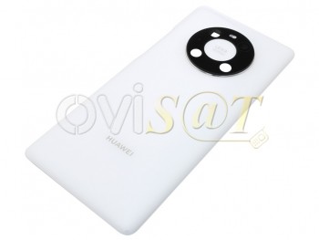 Tapa de batería Service Pack blanca con lente de cámaras para Huawei Mate 40 Pro, NOH-NX9