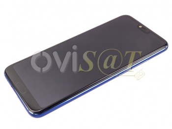 Pantalla completa IPS LCD negra con marco azul para Huawei Honor 10 , COL-AL00 / COL-AL10 / COL-L29 / COL-TL00 / COL-TL10