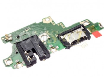 Placa auxiliar con conector de carga, datos y accesorios USB Tipo C, conector de audio jack y micrófono para Huawei Nova 3