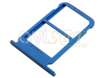 Bandeja Dual SIM color azul para Huawei Honor 10