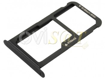 Bandeja SIM / Dual Sim / micro SD negra Huawei P10 Lite