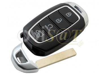 Producto genérico - Telemando 4 botones 95440-S1200 433.92MHz FSK "Smart Key" llave inteligente para Hyundai Santa Fe, con espadín