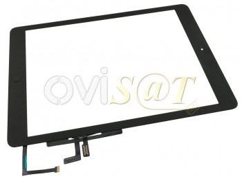 pantalla táctil negra con botón home negro para tablet iPad 5 gen (2017), a1822, a1823