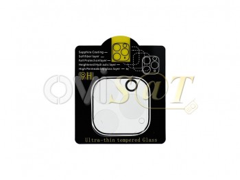 Protector de lente de cámara de cristal templado para iPhone 12 pro, a2407