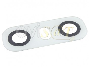Lente de cámaras traseras blanca para LG G6, H870