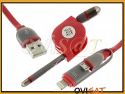cable-de-datos-enrollado-en-color-rojo-con-salida-lightning-y-micro-usb