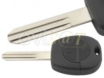 Producto Genérico - Llave para Nissan Almera, encastre con espadin y Carcasa llave botonera.