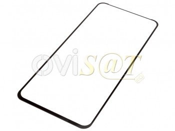 Protector de pantalla de cristal templado con marco negro para Oppo A36, PESM10